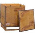 Global Equipment Global Industrial„¢ 4 Panel Hinged Shipping Crate w/Lid & Pallet, 23-1/4"L x 23-1/4"W x 23-1/2"H GSH058905890595P